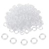 Quzhou 200 Pieces Roman Blind Curtain Rings Clear Plastic Rings,