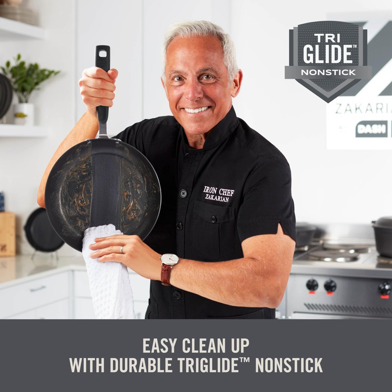 Zakarian x Dash TruPro® Nonstick Stainless Steel Stacking Sauce Pan
