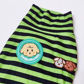 Turtleneck Dog Shirts for Large Dogs, Striped T-Shirt Comfy Stretchy Shirt Puppy Sweater Warm Costumes Pet Pullover Clothes for Big Breeds (Green Striped, XX-Large)