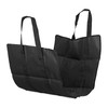 Relaxdays Open Firewood Bag, Polyester, Portable Log Holder Basket, Foldable