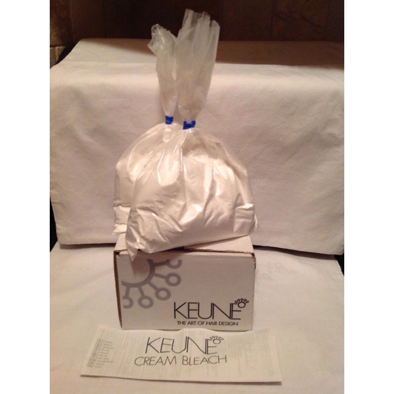 KEUNE DUST FREE CREAM BLEACH REFILL 2X 500G - 17.6