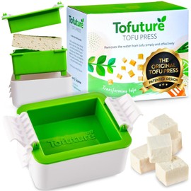 Tofuture Tofu Press The Original and Best Tofu Press. Easily and Quickly Remove Water from Tofu to Improve The Flavor and give Perfect Texture Everytime