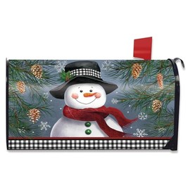 Briarwood Lane Smiling Snowman Mailbox Cover