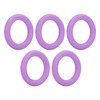 5pcs Baby Soft Silicone Teething Ring Toy Infant Safe Elastic