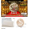 Puzzled Lucky Dragon and Phoenix Wooden 3D Puzzle - Wooden