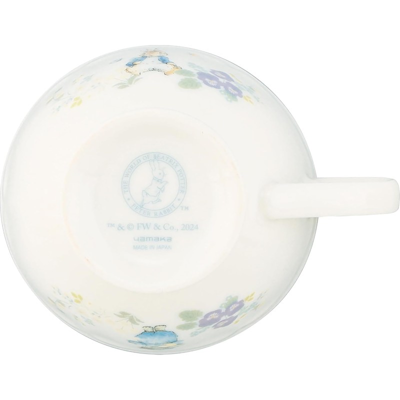 Yamaka Shoten Peter Rabbit Tea Cup & Saucer, 7.8 fl
