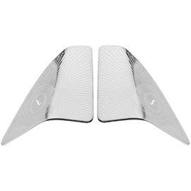 1 Pair Car Door A-Pillar Tweeter Car Radio Speaker Cover Trim Compatible with W205 C-Class Car Accessories 304 Stainless Steel Silver Left & Right