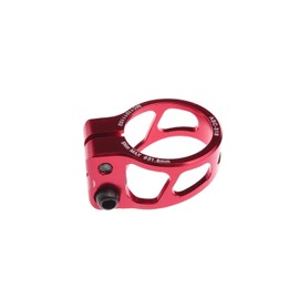 MOWA ASC Road Cyclocross CX Mountain Bicycle MTB Bike Cycling Alloy Seatpost Clamp 31.8 and 34.9 (Red, 31.8mm)