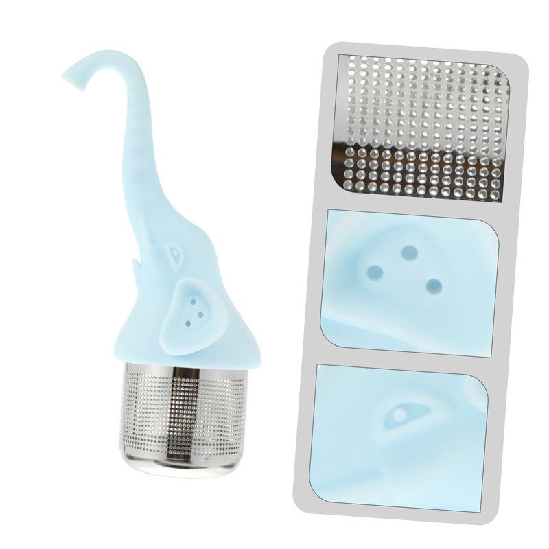 GRIRIW 1pc Lovely Elephant Stainless Steel Tea Infuser for Loose
