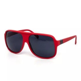 Sunglasses Red Frame Black Lens UV Sun Protect Fashion Sun Glasses Sports Beach