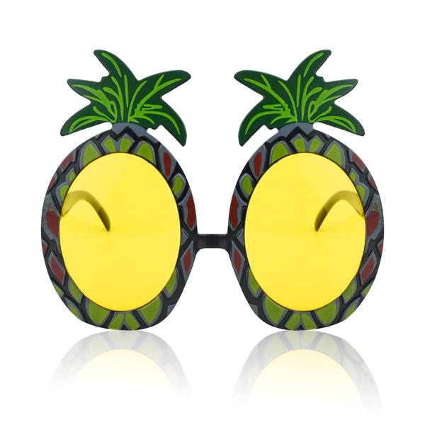 Gukasxi Funny Hawaiian Glasses Luau Party Sunglasses Tropical Sunglasses Novelty
