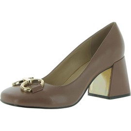 Nine West Women's Caven Pump, Pecan Leather 230, 9
