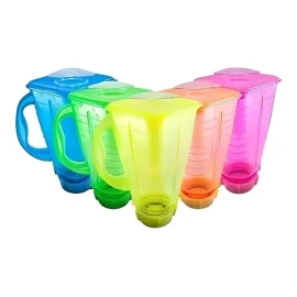 DAS 5 Vasos Licuachela Micheladas 1250ml Fiesta Neon