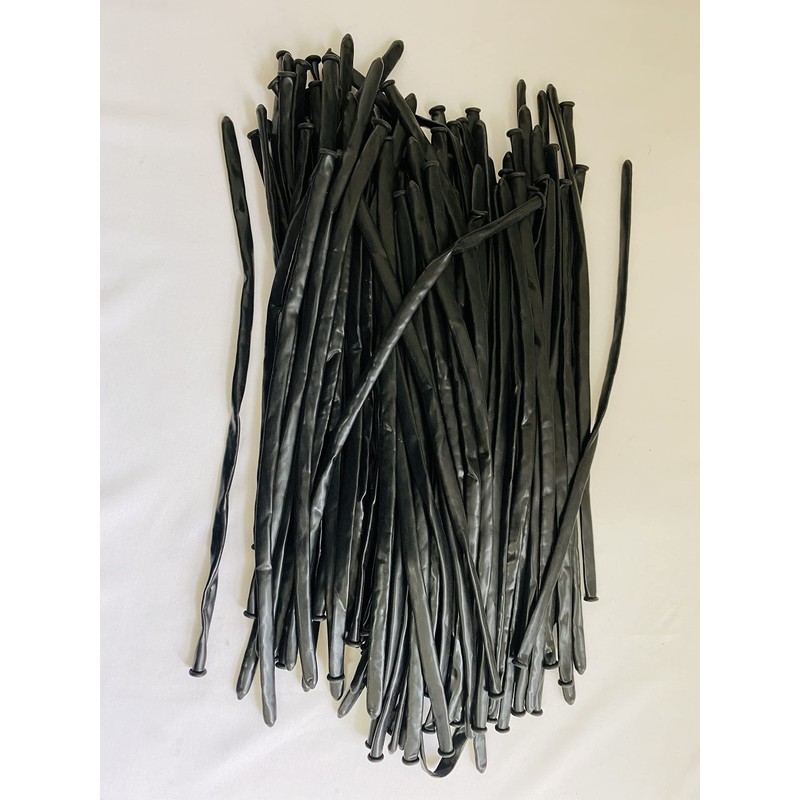 260q Long Black Modelling Balloons 30 Pack - Twisting Animal