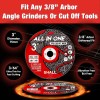 SHALL 25-Pack Cut Off Wheels 3” x 3/8” x 3/64”