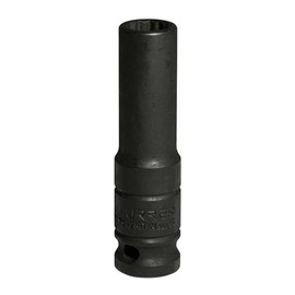 Urrea 7312MT Dado de impacto largo cuadro de 1/2", 12 puntas, métrico, 12 mm