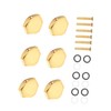 Kisangel 6pcs Guitar Tuning Handles Locking String Knobs Acoustic Bass