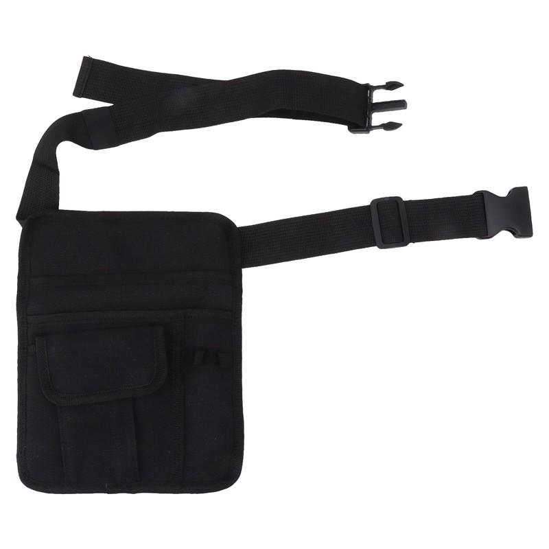 Restaurant Belt Bag Adjustable Portable Lightweight Canvas Waiter Waist Bag