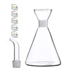 HAIZEEN 4 oz / 125 ml Glass All-Purpose Cruet, Glass