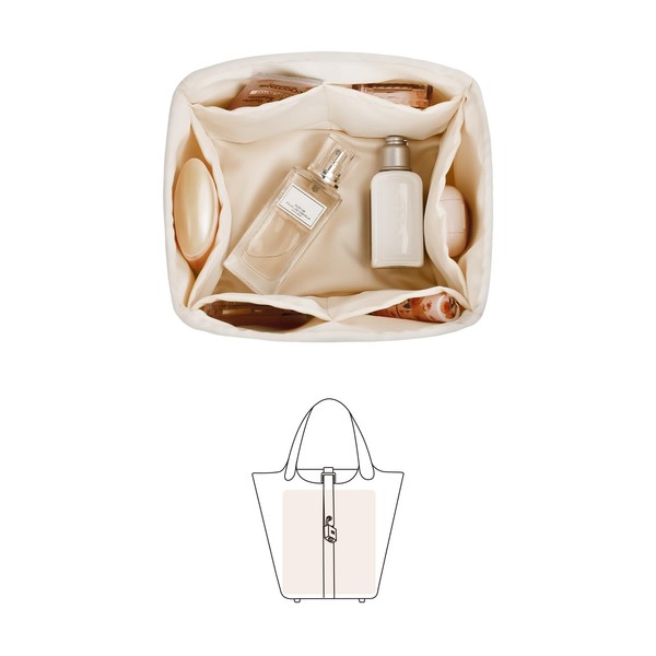 KINGS IN BAG Picotin 18 Bag Insert, Purse Organizer Insert