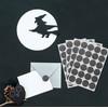Black Sparkles Color Coding Labels 1" Round 25 mm -