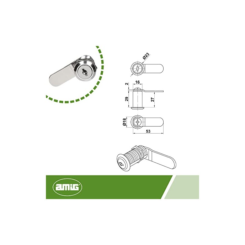 Amig 7741 Letterbox Lock