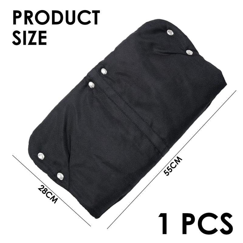 1 Piece Pram Handlebar Gloves, Stroller Wool Towel, Hand Warmer,