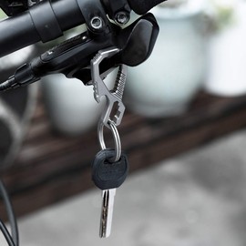 FEGVE チタンキーチェーン 栓抜き ミニ多機能 EDCツール