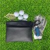 Golf Ball Pouch,Golf Tee Bag Tee Holder Bag,Leather Golf Ball