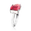Ross-Simons Pink Rhodochrosite and 3.20 Carat Ruby Toi Et Moi
