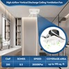 XABJU 505 8 Inch Bathroom Exhaust Fan 200 CFM with
