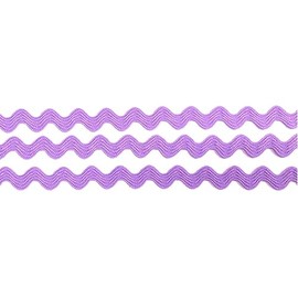 Großhandel für Schneiderbedarf 5 m Zag Braid, 8 mm, Lilac, Polyester, Synthetic, Carnival, All Occasions, Lilac or Purple, Plain