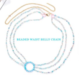 JEWEKY Waist Beads Belly Chain Belts Jewelry for Women