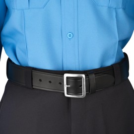 JAY-PEE Replacement Garrison Belt Buckle 1-3/4 Inch Heavy Duty Solid Brass Nickle Buckle for Tactical Police Belts Rectangular Center Bar Buckles, Silver