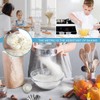 DOERDO 12Pcs Plastic Transparent Rice Measuring Cup Kitchen Measuring Tool