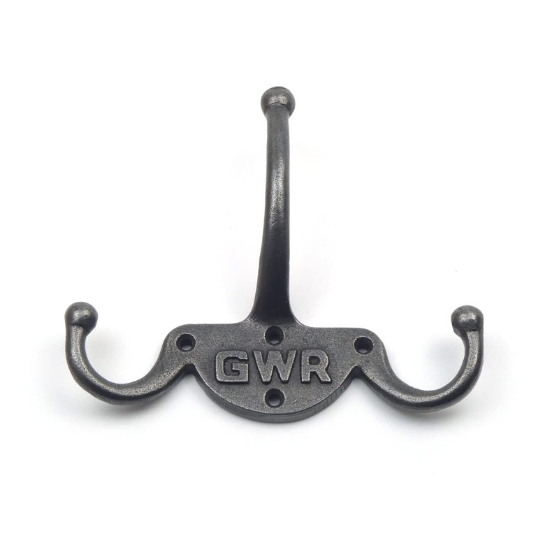 GWR Railway Triple Coat Hook - 160mm x 125mm