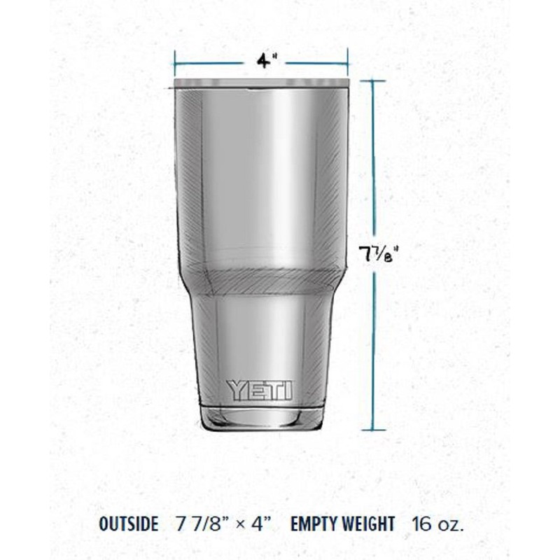 YETI Rambler 30 oz Stainless Steel Vacuum Insulated Tumbler with