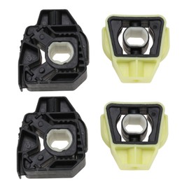 ECSiNG 4Pcs Radiator Water Tank Bracket Kit 1J0806155E 1J0806157F Compatible with Volkswagen Compatible with Seat