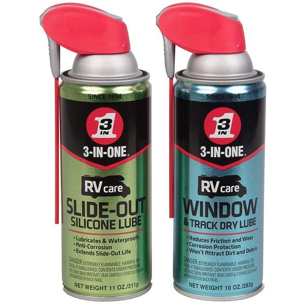 3-IN-ONE 3-IN-ONE RVcare Slide Out Silicone, 11 oz. And RV