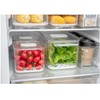 SANNO Produce Saver Containers for Refrigerator - Stackable Kitchen Organizer