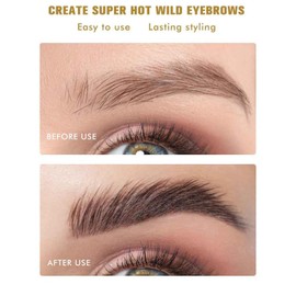 Nsxayiwe Eyebrow Perm Set, Brow Lifting Set, Eyebrow Lifting Set, Durable, Semi-Permanent Eyebrow Lift Shaping Set with Brush Swab, 20 ml