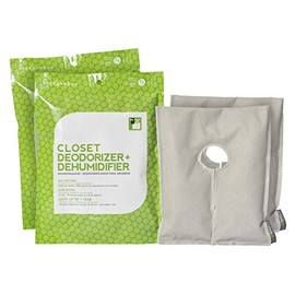 Ever Bamboo Closet Deodorizer & Dehumidifier w/Natural Bamboo Charcoal (130 g x 2)