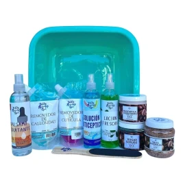 Jelly Therapy Spa Kit Pedicure Manicure Spa Con Tina Aroma Expresso 10 Pzas