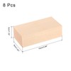 MECCANIXITY 8Pcs Basswood Carving Block, 4"x2"x1.2" Square Wooden Dowels Blocks