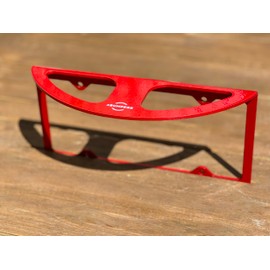 4Bumpers Prime – The Best Solid Steel License Plate Frame Parking Bumper Protector (Limited Edition-Patriotic RED)