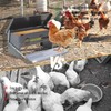 XINYI Chicken Treadle Feeder,12 Lbs Metal Treadle Feeder, No Waste