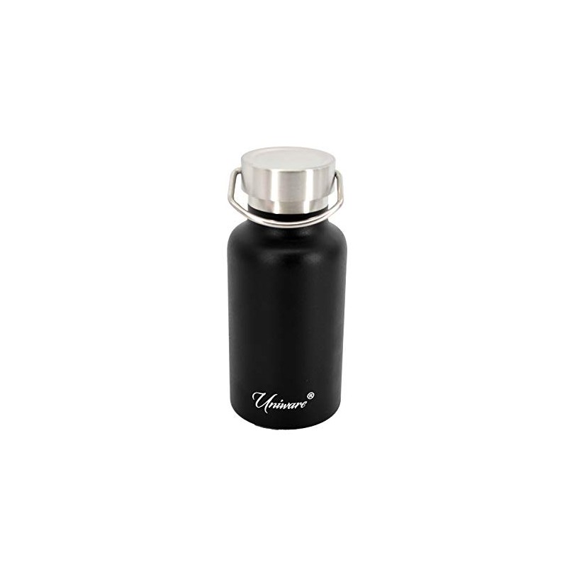 Uniware Houseware Black Vacuum Flask, 350 mL, 2.9 x 2.9