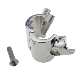 Heavy Duty 316SS Boat Hand Rail Fitting- Polished 60 Degree T/Tee Hinged/Split Fitting 7/8" Tube