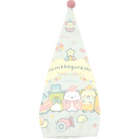 San-X CM37103 Sumikko Gurashi Cap Towel, Light Blue