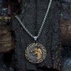 GuoShuang wolf necklace for men Gift Wolf Pedant necklace stainless